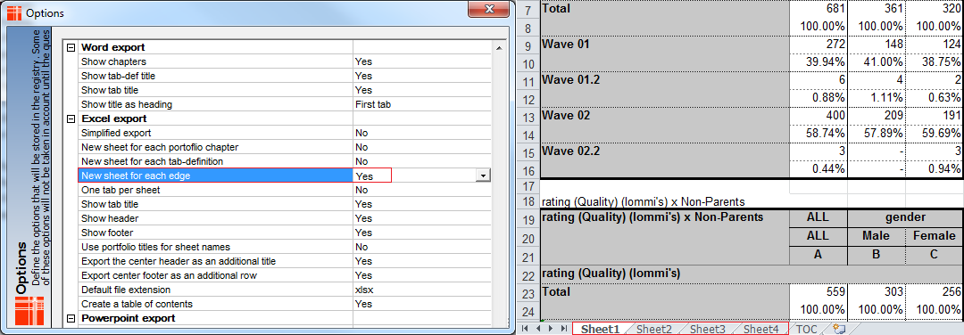 New sheet for each edge option in askiaanalyse New sheet for each edge option in askiaanalyse