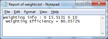 Weighting efficiency report in askiaanalyse Weighting efficiency report in askiaanalyse