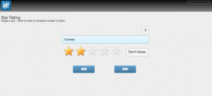 Star rating Askia Design Control