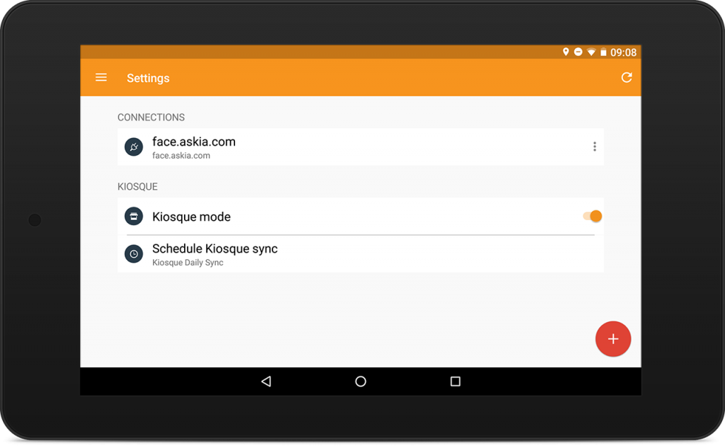 Askiaface for Android on Nexus 7 screenshot