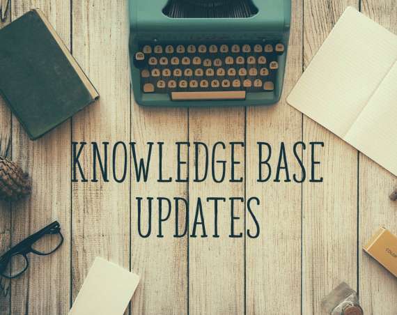 Knowledge base updates header image