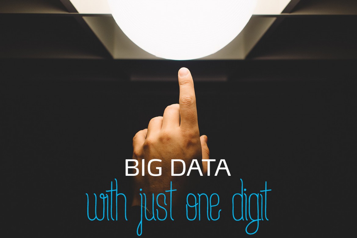 Big data with one digit header image