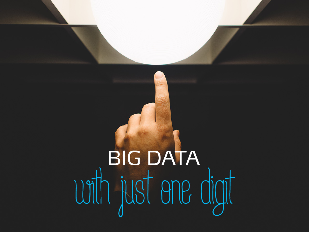 Big data with one digit header image